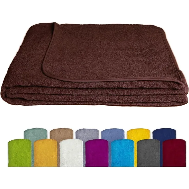 Wohndecke Frotteedecke, KiGATEX, 100% Baumwolle, 150 x 200 cm