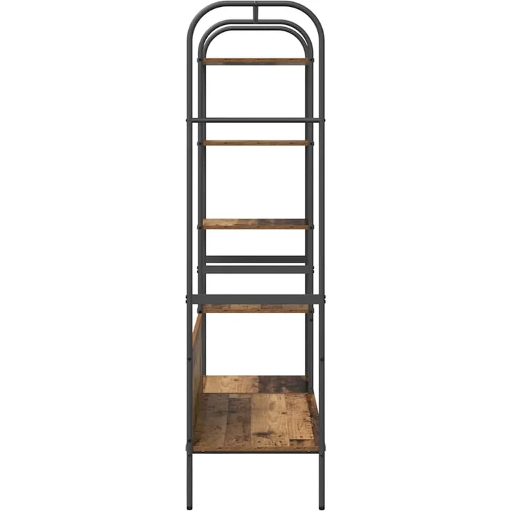 vidaXL Kleiderständer Braun Eichen-Optik 120 x 44 x 160 cm 868449 – Bild 6