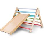 Tissi Piklerdreieck / Kletterdreieck mit Tissi Rutsche mit Kletterwolken Pastel bunt