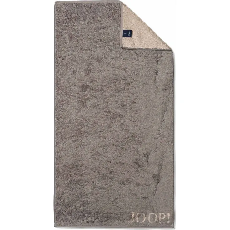 Joop! Duschtuch Badetuch 80x150 Classic doubleface 1600-70 graphit sand