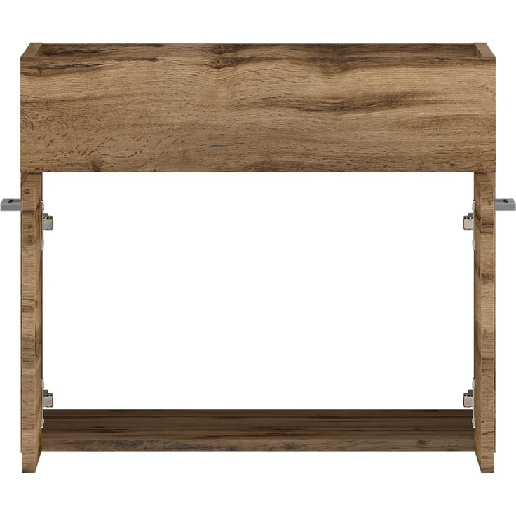 Badplaats Waschbeckenunterschrank Colorado 60x46 cm Eiche - Hängender Badezimmerschrank mit 2 Schubladen – Bild 5
