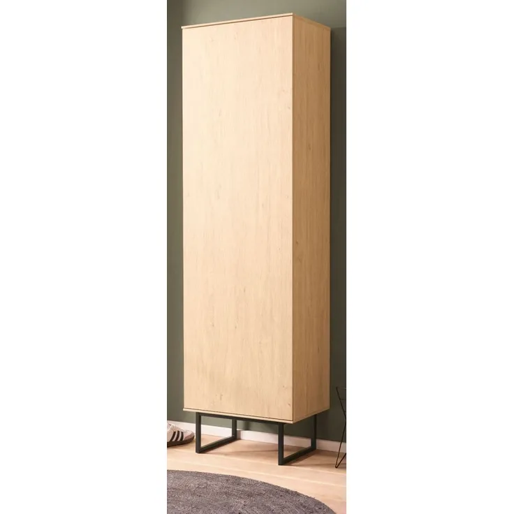 Garderobenschrank Breda in Eiche Schuhschrank 58 x 200 cm