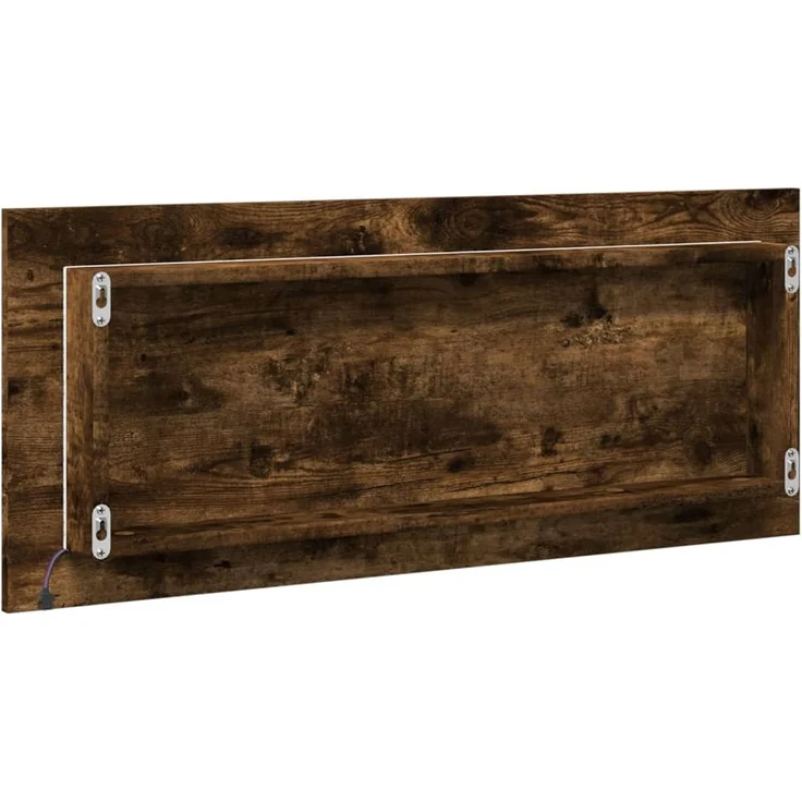 vidaXL LED-Badspiegel Räuchereiche 100x8,5x37 cm Holzwerkstoff 856272 – Bild 7
