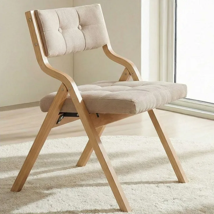 TLGREEN Klappstuhl,Küchenstuhl mit gepolstertem Sitz, (1 St), ergonomisch, platzsparend, rutschfest & stabil