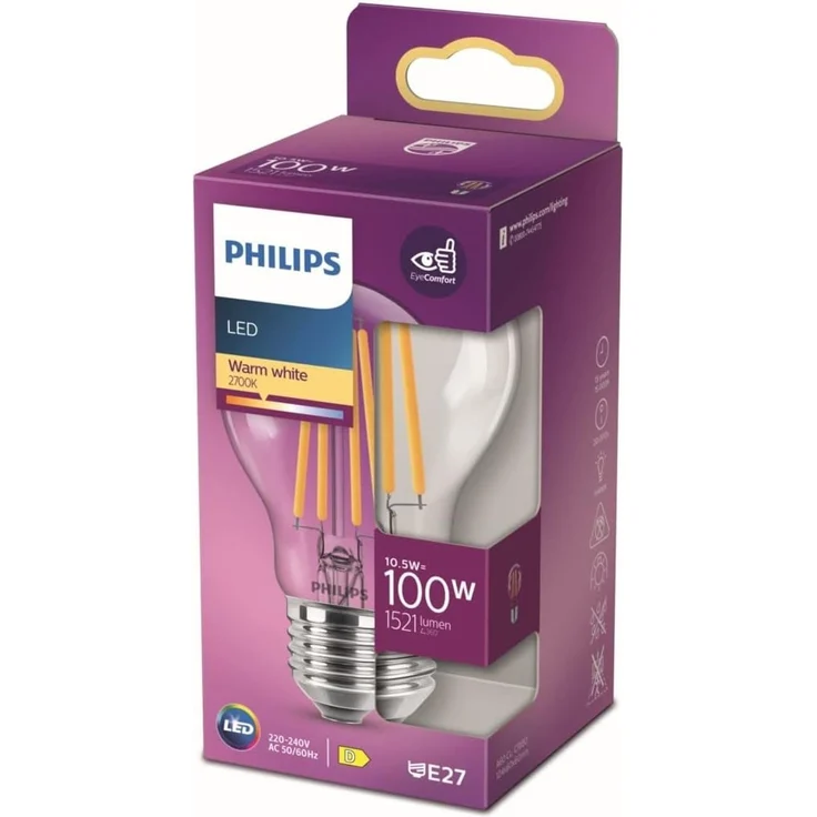 Philips LED classic Lampe 100W E27 warmweiß 1521 Lumen