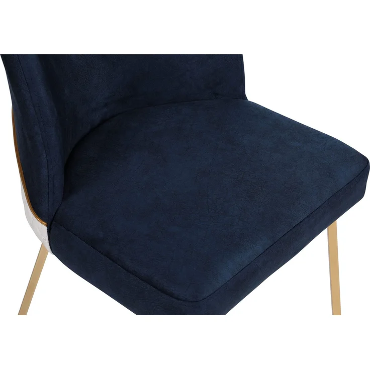Skye Decor 'Madrid 908 V4' Stuhlset (4-teilig), Gold / Dunkelblau, 50 x 90 x 49 cm – Bild 8