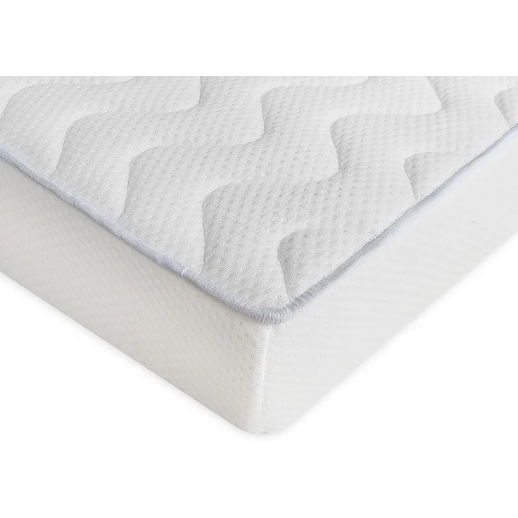 Vente-unique - ROOMIE Matratze Stoff Weiß - B 130 cm x H 16 cm x L 190 cm – Bild 6