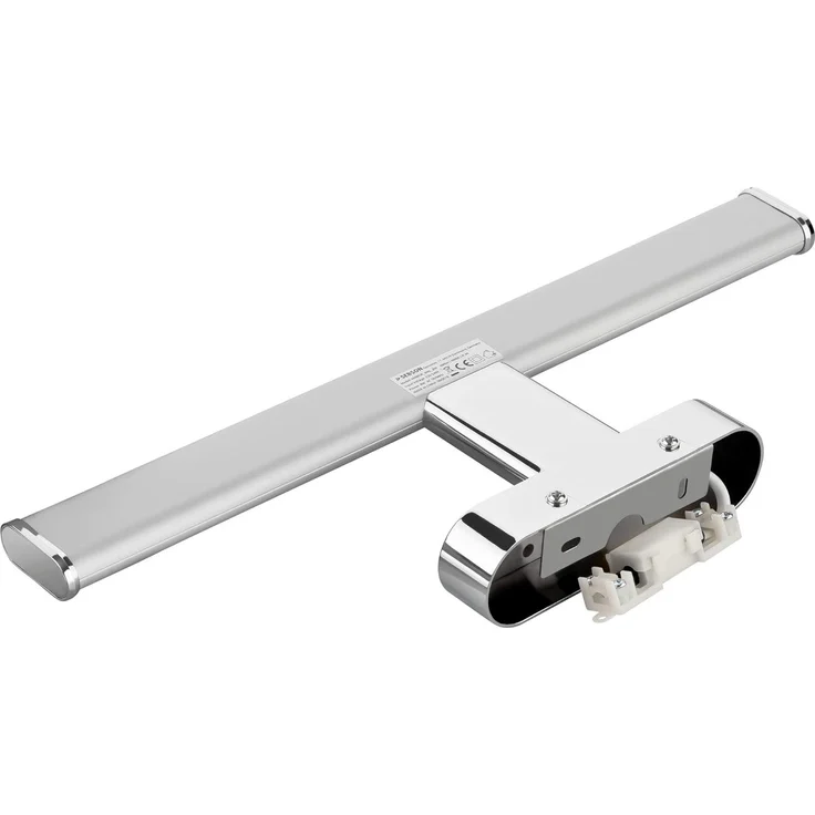 SEBSON Spiegelleuchte LED Spiegellampe Bad 40cm IP44 Wandlampe 8W 600lm 4000K 400x133x42mm, LED integriert, Wandmontage, 110° Abstrahlwinkel, einfach Montage – Bild 2