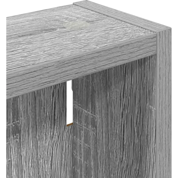 vidaXL Badezimmer-Wandschrank mit Regal Graues Sonoma 30 x 10 x 50 cm 889316 – Bild 7