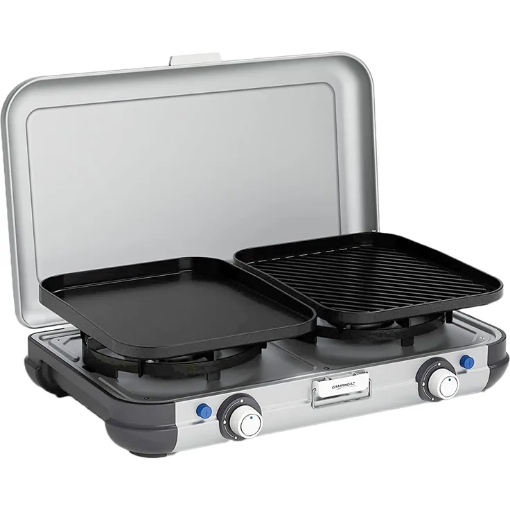 Campingaz 'Camping Kitchen 2 Grill & Go CV', silber/schwarz, 33 x 49 x 45 cm