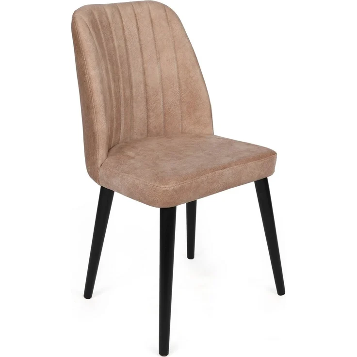 Skye Decor 'Alfa-433 V2' Stuhlset (2-teilig), Beige / Schwarz, 50 x 90 x 49 cm – Bild 2