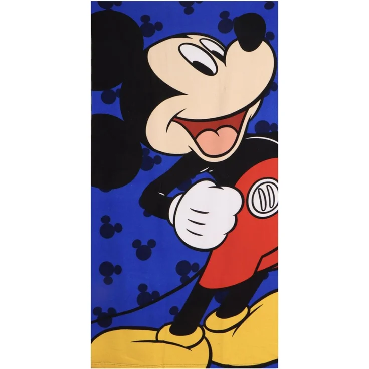 Disney Mickey Mouse Strandtuch Kinder 70 × 140 cm 100% Polyester 250 gsm – Bild 1