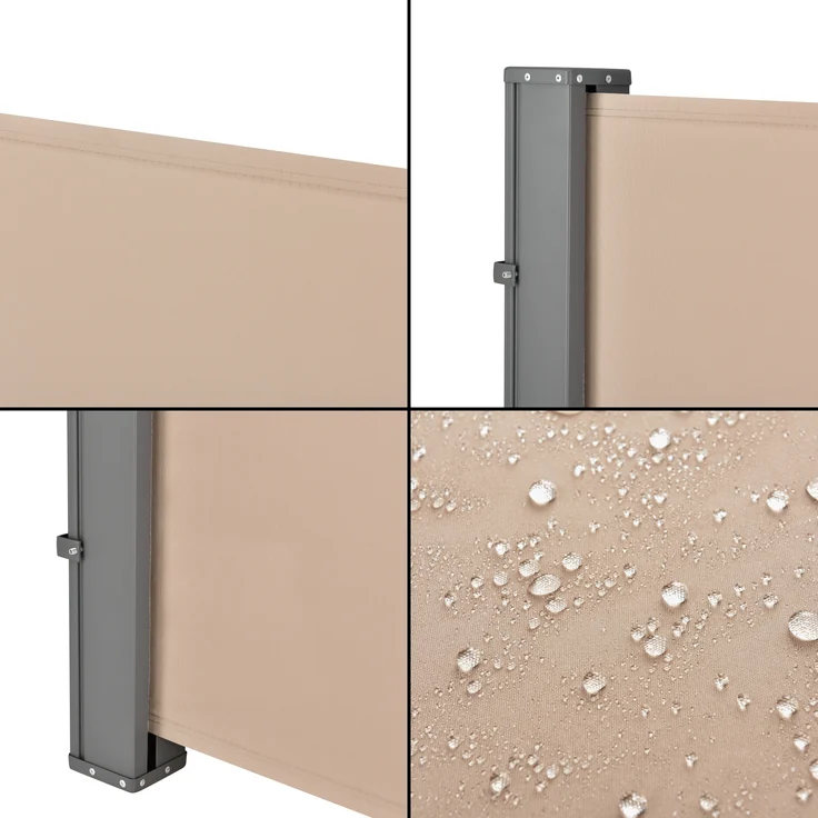 Seitenmarkise Mulhacén 100x300 cm Sandfarben Sichtschutz pro. tec – Bild 5