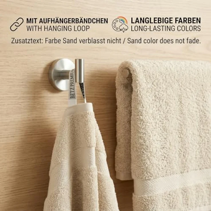 Betz Handtuch Set 12er Handtuch-Set PREMIUM, 100% Baumwolle (Set, 12-St), 2 Duschtücher 4 Handtücher 2 Gästetücher 2 Seiftücher 2 WH – Bild 5