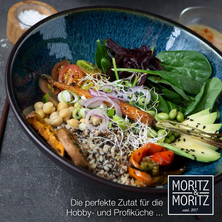 Moritz & Moritz 2x Schüssel Blau Groß – Bild 8