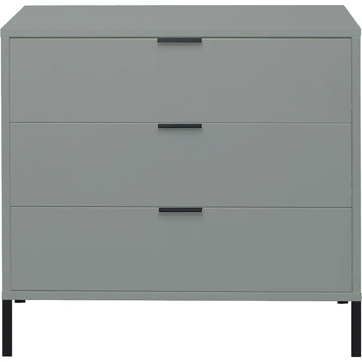 Kommode Erna 81x45x82 Pinie Green matt Lack 14719-Q