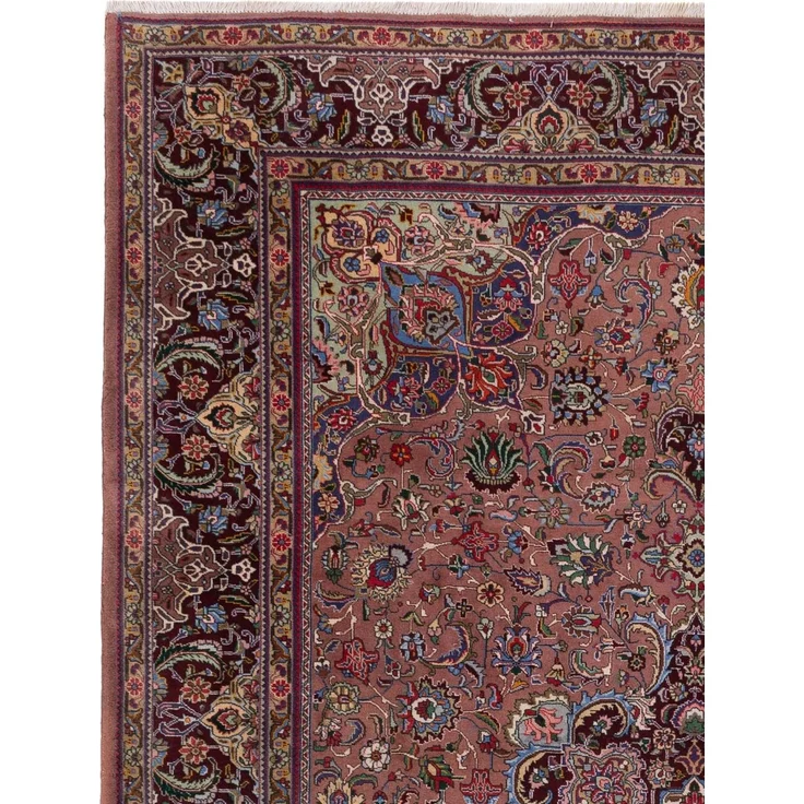 Perserteppich - Täbriz - 340 x 250 cm - hellrot – Bild 3