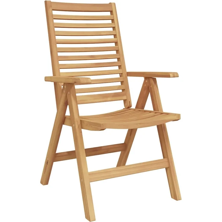vidaXL Gartenstühle 2 pcs Braun 52 x 64,5 x 108 cm Massivholz Akazie 42006411 – Bild 3