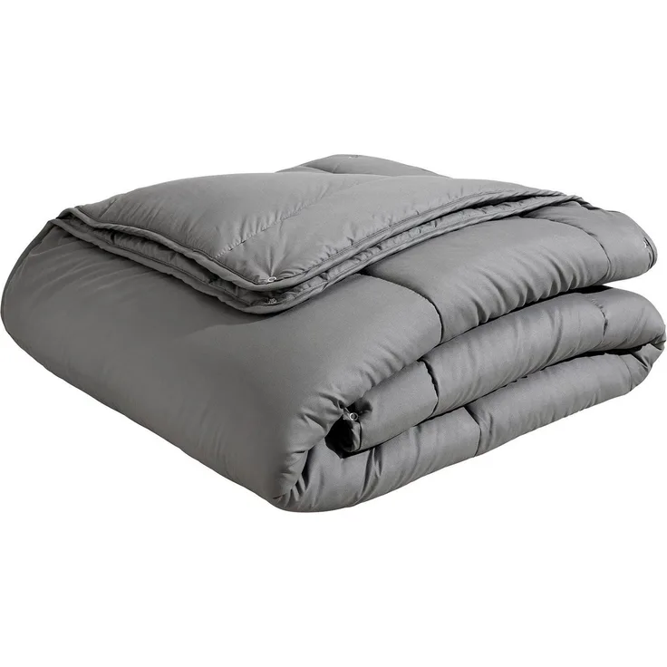 OTTO home Microfaserbettdecke Clarra 100% Polyester, Bettdecke 135x200 cm, 155x220, Füllung: Polyester, Bezug: Polyester, Bettdecken in grün & grau, Sommer, Winter, 4 Jahreszeiten, Decke