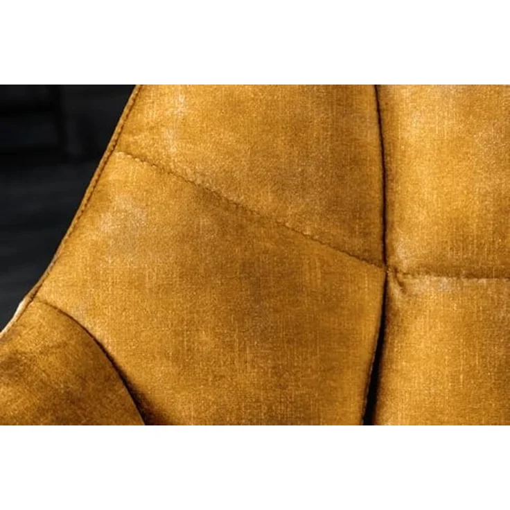 riess-ambiente Sitzbank PAPILLON 165cm senfgelb/schwarz - Samt, Metall-Füße, mit Armlehne (Einzelartikel, 1-St), gepolsterte Bank mit Rückenlehne – ideal für Esstisch, Küche & Flur – Bild 5