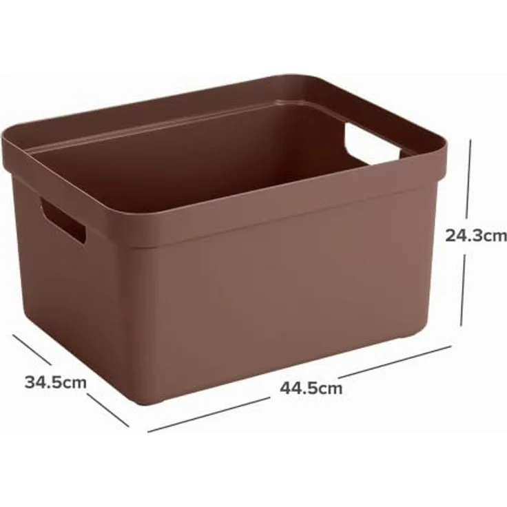 Sigma home Aufbewahrungsbox 32L schoko – Bild 2