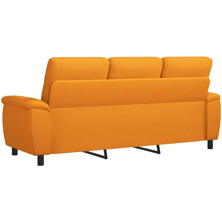 vidaXL Sofa Dunkelgelb 214 x 90 x 95 cm Stoff 42040973 – Bild 4