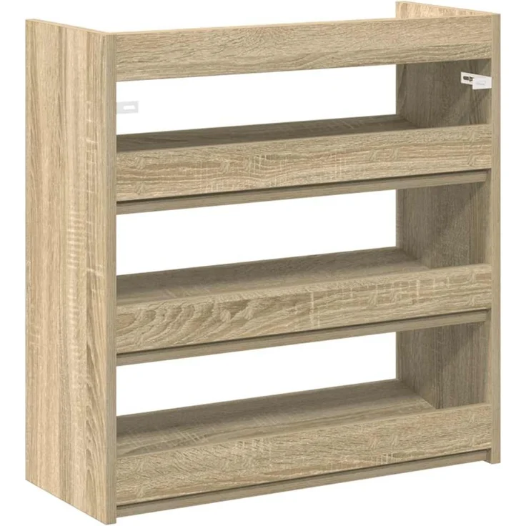 vidaXL Schuhregal Sonoma-Eiche 60x25x62 cm Holzwerkstoff 859889 – Bild 6