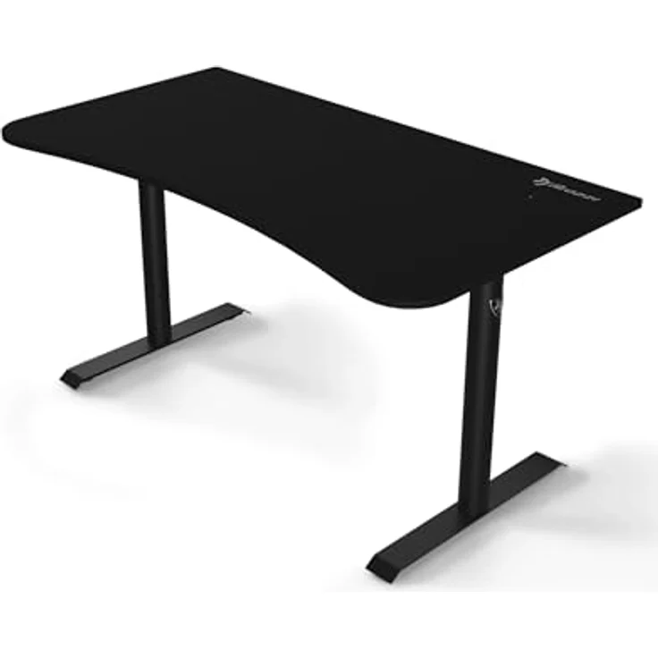 Arozzi Arena Medium Gaming-Tisch, Pure Black, 140 x 75,5 cm Schwarz – Bild 2