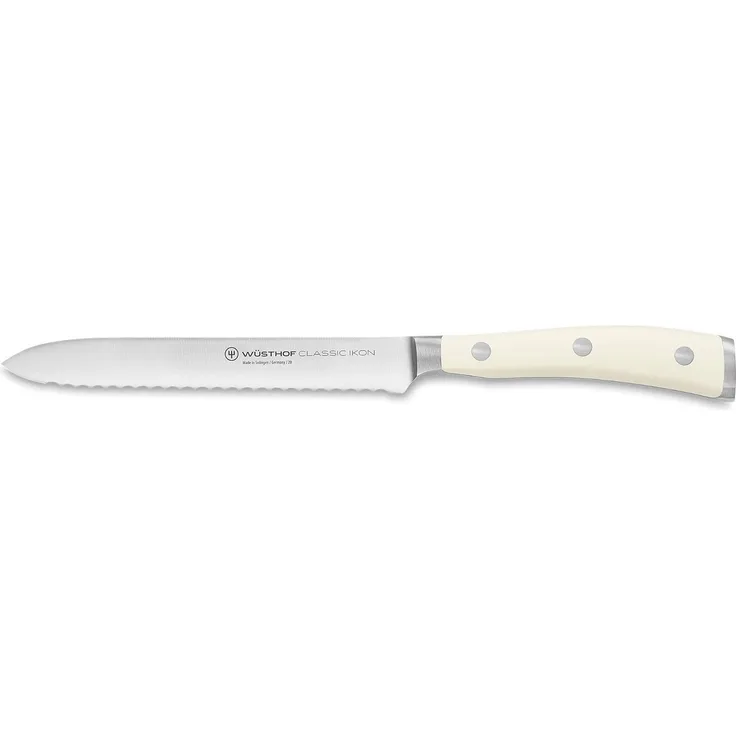 Wüsthof Classic Ikon Aufschnittmesser 14 cm | mit Wellenschliff