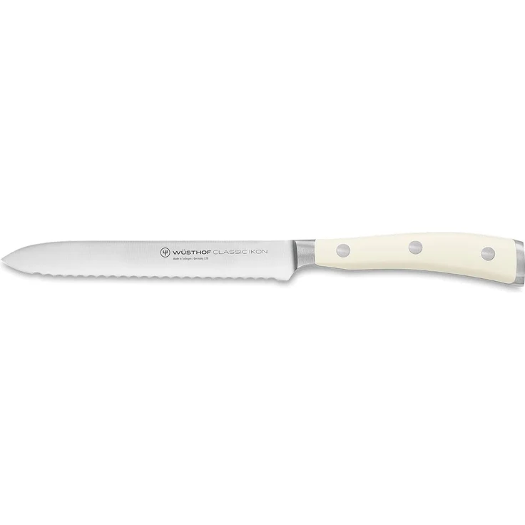 Wüsthof Classic Ikon Aufschnittmesser 14 cm | mit Wellenschliff – Bild 1
