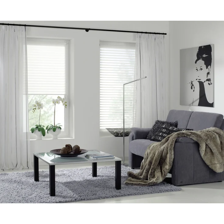 Gardinia Gardinenstange Innenlauf Chicago Ø 20 mm schwarz-matt 120 cm – Bild 2