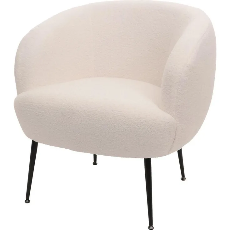 MCW Loungesessel Lounge-Sessel MCW-O37, Moderner Bouclé-Stoffbezug in hoher Qualität (330 g/m)