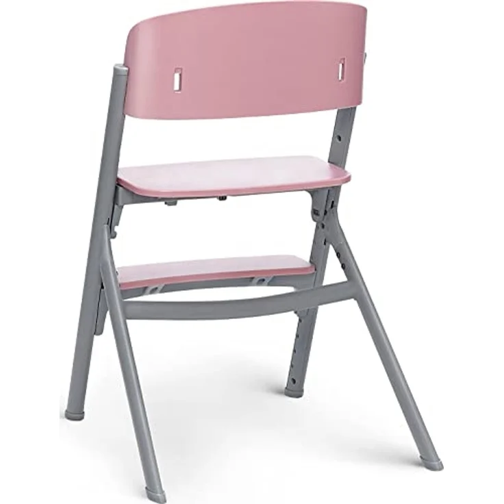 Kinderkraft Kinderhochstuhl Treppenhochstuhl höhenverstellbar LIVY aster pink – Bild 4