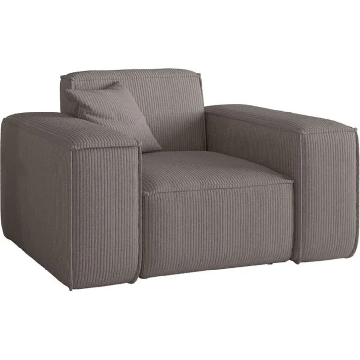 Sessel Designersessel CELES PREMIUM in Stoff Scala Taupe – Bild 2