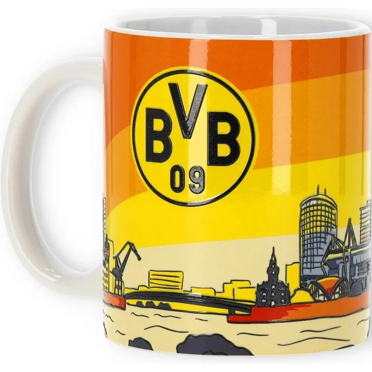 BVB MERCHANDISING Tasse BVB Tasse Skyline bunt, Keramik