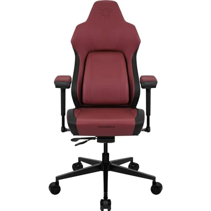 ThunderX3 CORE Smart Ergonomischer Gaming Stuhl, Kunstleder, integrierte Synchronmechanik, 3D-Armlehnen, belastbar bis 125 kg, Modern Rot – Bild 2