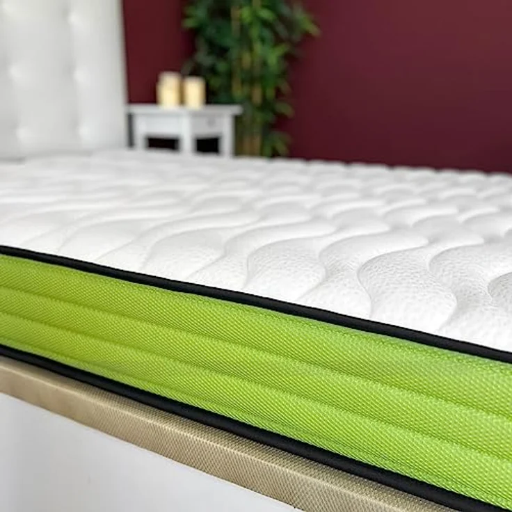 DUÉRMETE ONLINE Viskoelastische Matratze für Jugendliche, wendbar, ideal für Nestbetten und Etagenbetten, 90 x 180 cm – Bild 7