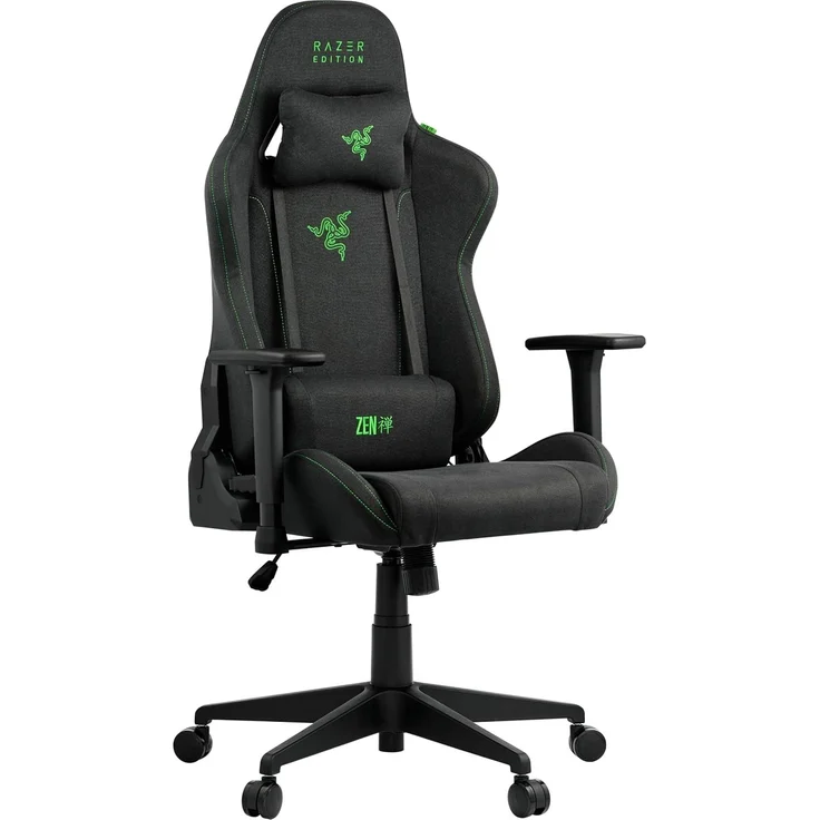 Strong Gaming-Stuhl Tarok Essentials X Cloth by Zen, atmungsaktiver Stoffbezug, Lendenkissen und Kopfkissen, bis 130kg – Bild 1