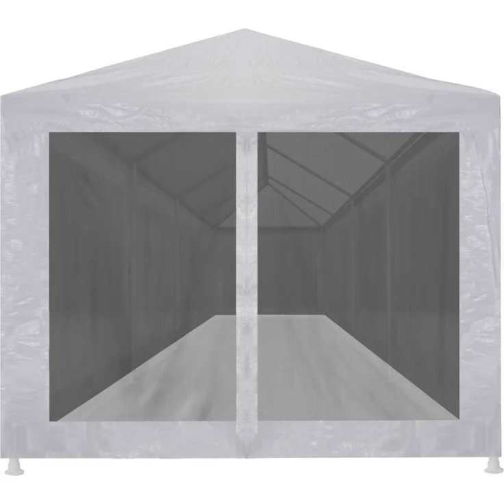 Partyzelt, Gartenzelt mit 10 Mesh-Seitenwänden 12 x 3 m – Bild 2
