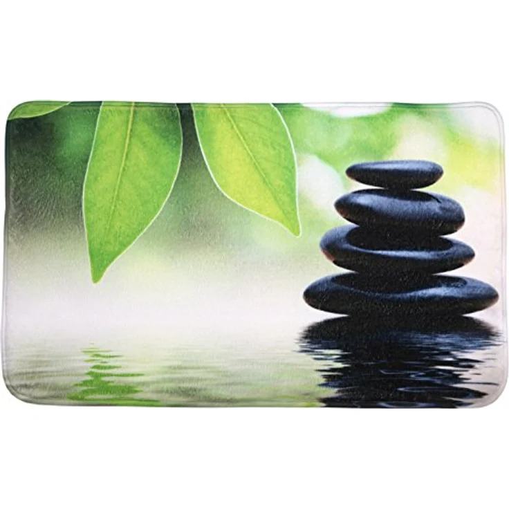 Sanilo Badematte Harmony, rutschhemmend, waschbar, schnelltrocknend, Polyester, rechteckig, sehr weich, hochwertig & modern, 50 x 80 cm oder 70 x 110 cm – Bild 5