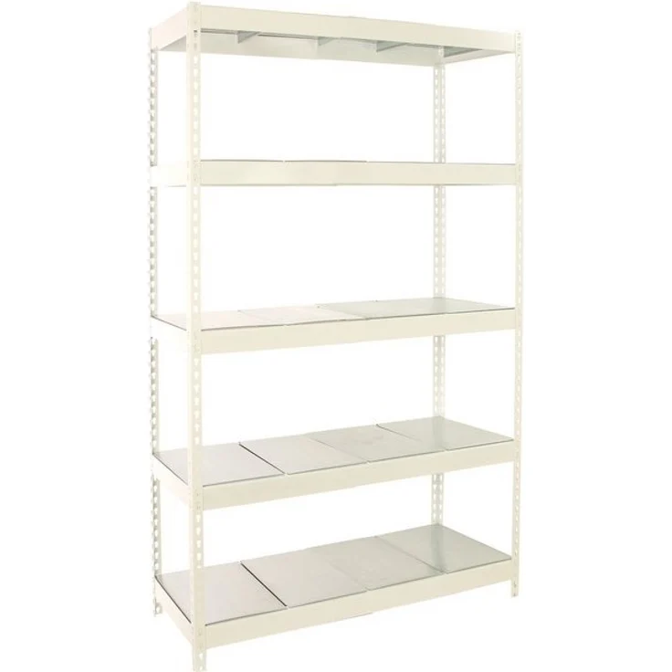 PROREGAL® Schwerlastregal Schwerlastregal BIG METAL YETI FIVE 200x120x45cm Fachlast 400kg Weiß – Bild 2