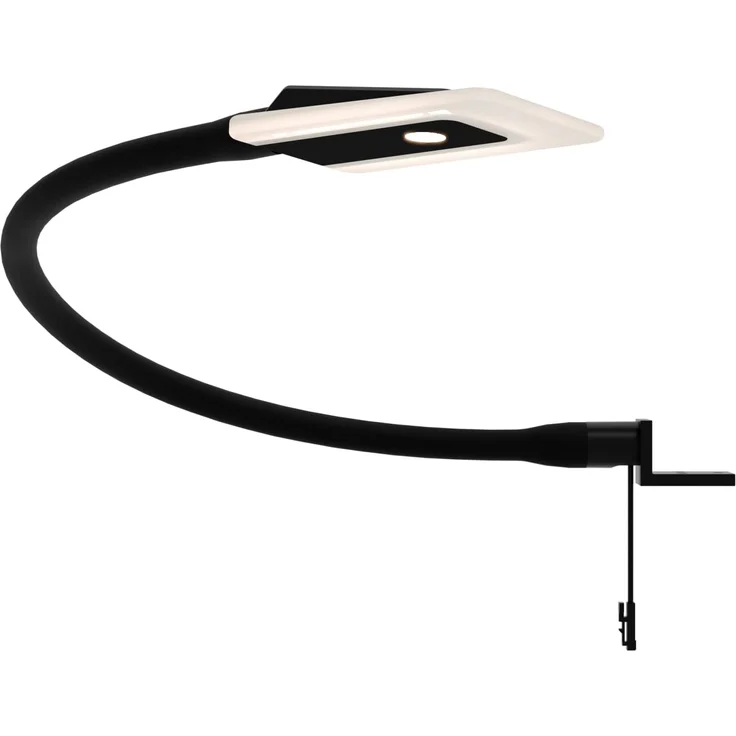 kalb Bettleuchte Diora Dual Bettleuchte Flexibel Leseleuchte Nachttischlampe, 1er Set schwarz, warmweiß und neutralweiß – Bild 1