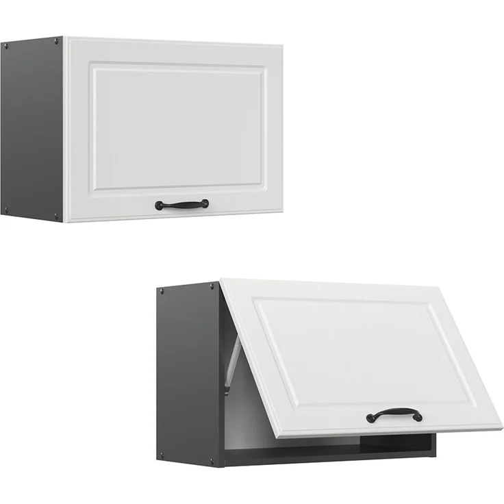 Hängeschrank R-Line Weiß Landhaus 60 cm Flach Vicco – Bild 5
