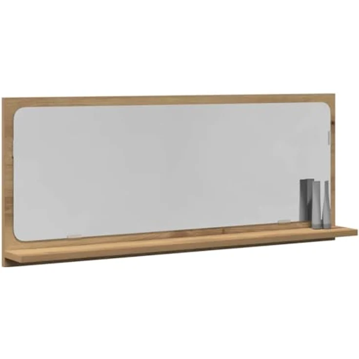 vidaXL Spiegelablage Artisan-Eiche 90 x 10,5 x 37 cm Holzwerkstoff 862527 – Bild 2