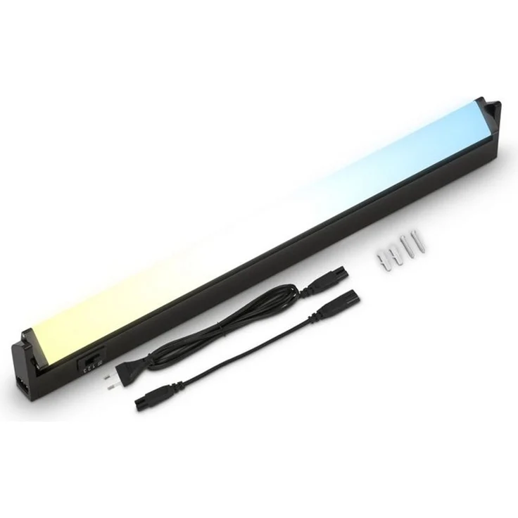 BRILONER Leuchten - LED Unterbaulampe schwenkbar, CCT Unterbauleuchte Küche, Farbtemperatur einstellbar, Schrankleuchte, Schwarz, 54,5 cm, 2224-015 – Bild 4