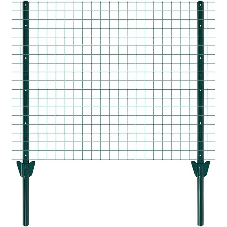 Zaunset Volierendraht Gartenzaun 1 x 10 m Drahtzaun 16 mm Zaun Komplett-Set Grün – Bild 1