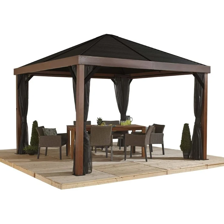 Sojag Aluminium Pavillon Valencia 1212 inkl. – Bild 9