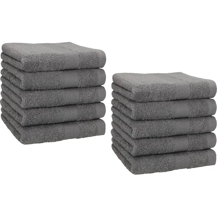 Betz Seiftuch 10 Stück Premium 100% Baumwolle Seiflappen-Set 30x30 cm