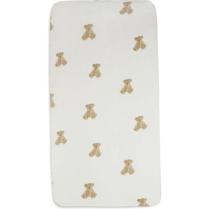 Jollein Teddy Bear Spannbettlaken - 70/75 x 140/15 – Bild 3