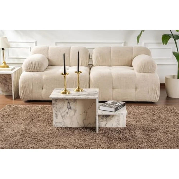 Skye Decor Couchtisch Kompakter Couchtisch in 6 Design-Varianten (1-St, 1 tlg 80x40 Couchtisch), Couchtisch 80x40 cm, in 6 Farben – Bild 5